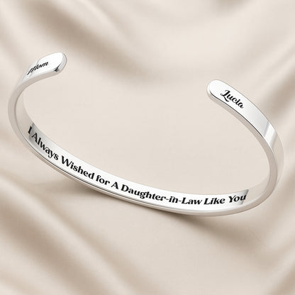 To My Daughter-In-Law, Gift Of You, Roses And Carnation