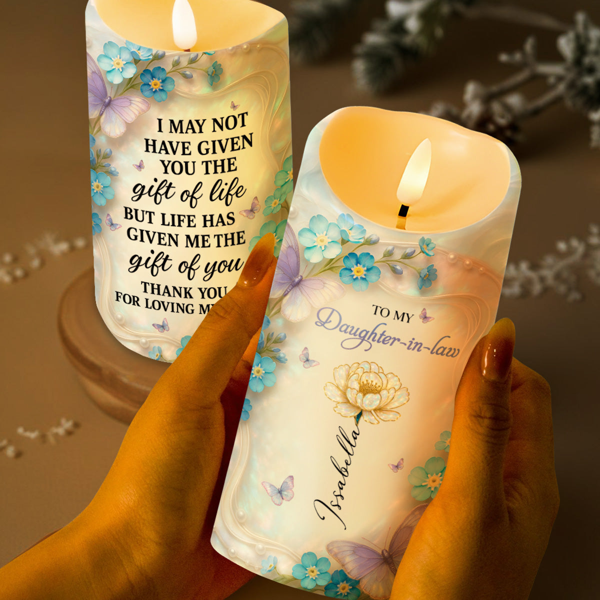 Thank You For Loving My Son, Butterflies And Flowers