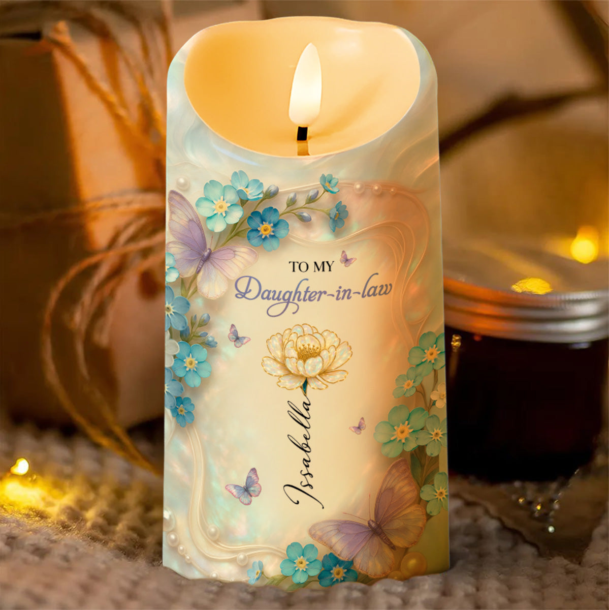 Thank You For Loving My Son, Butterflies And Flowers