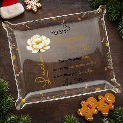 To My Daughter In Law, Golden Flower Design