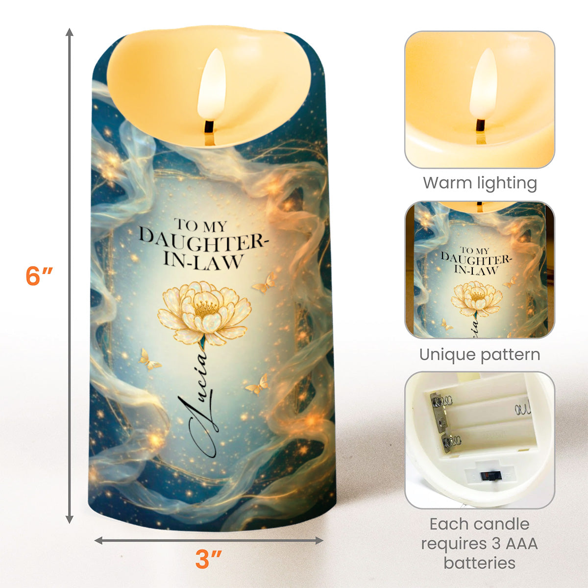 To My Daughter-In-Law, Thank You For Loving My Son, Flowers And Butterflies