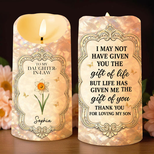 To My Daughter In Law Gift Of You Flower And Butterflies