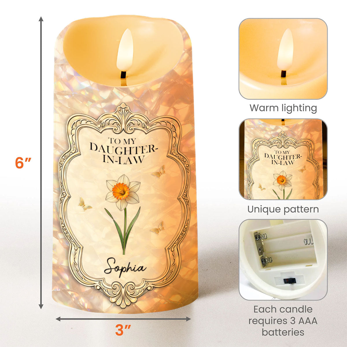 To My Daughter In Law Gift Of You Flower And Butterflies