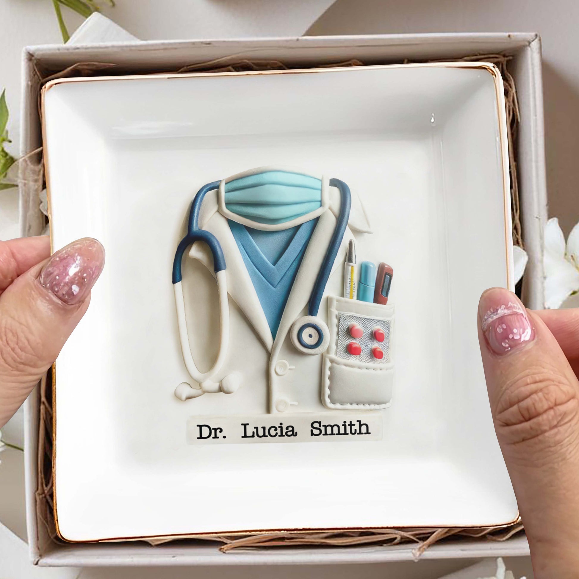 Perfect Gift For Healthcare Professionals, Stethoscope and Medical Coat