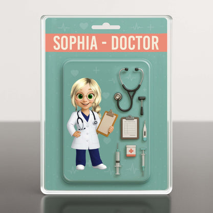 Customizable Doctor Theme Acrylic Plaque With Medical Tools