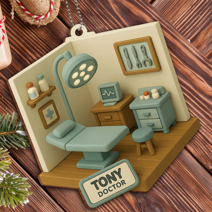 Miniature Model Of A Cozy Medical Office