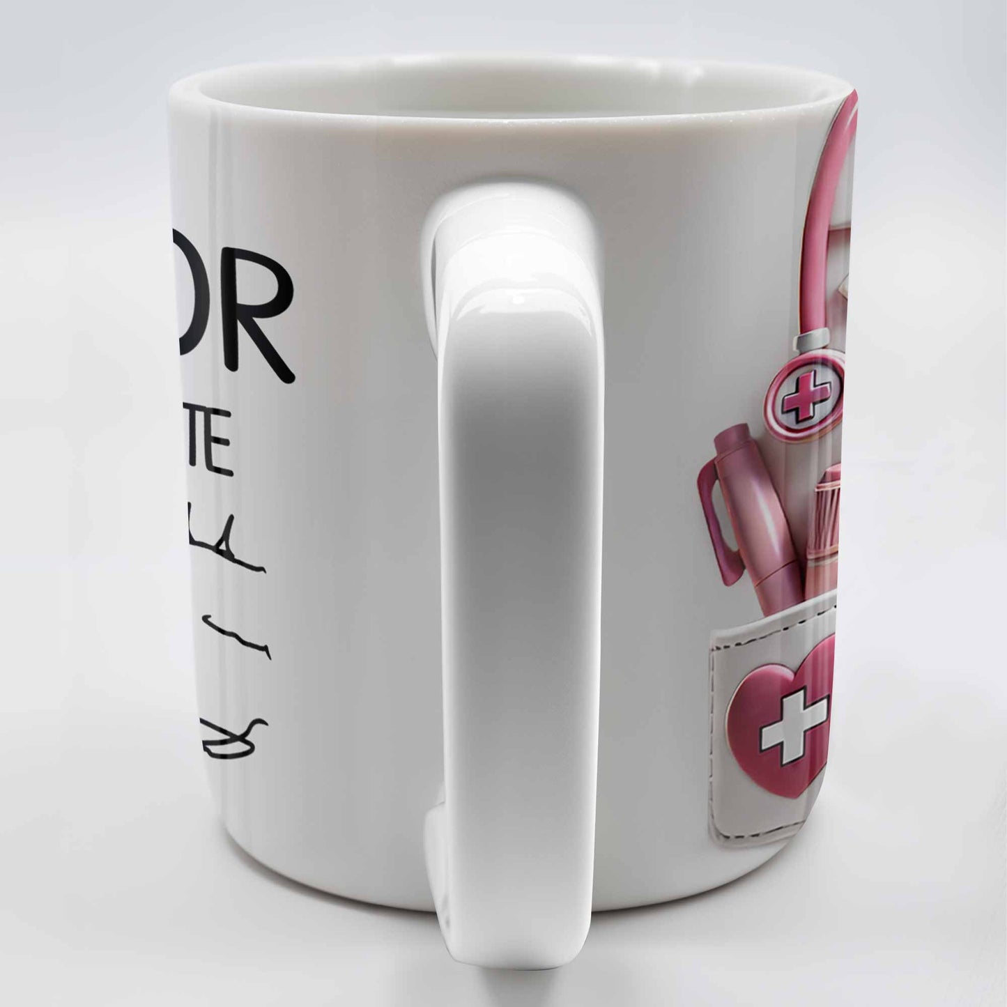 A Wise Doctor Once Wrote, Medical Coat and Stethoscope - Personalized Custom Coffee Mug - DOC012_MG