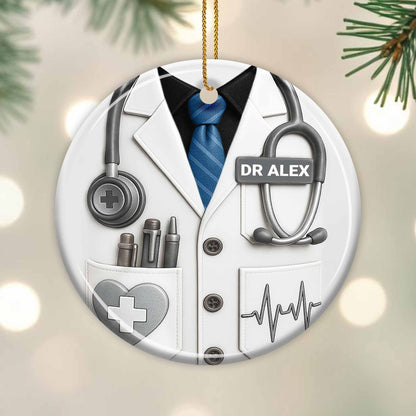 Honor A Dedicated Doctor With Custom Coat And Stethoscope Design