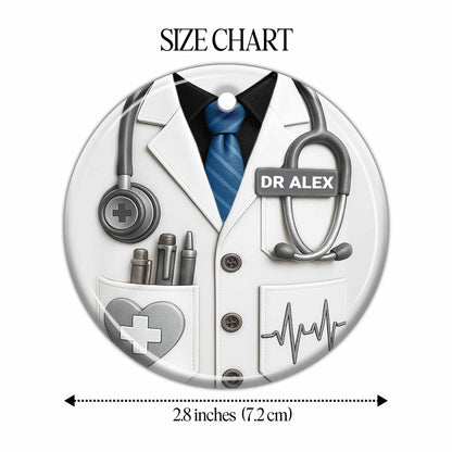 Honor A Dedicated Doctor With Custom Coat And Stethoscope Design