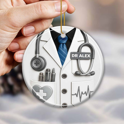 Honor A Dedicated Doctor With Custom Coat And Stethoscope Design