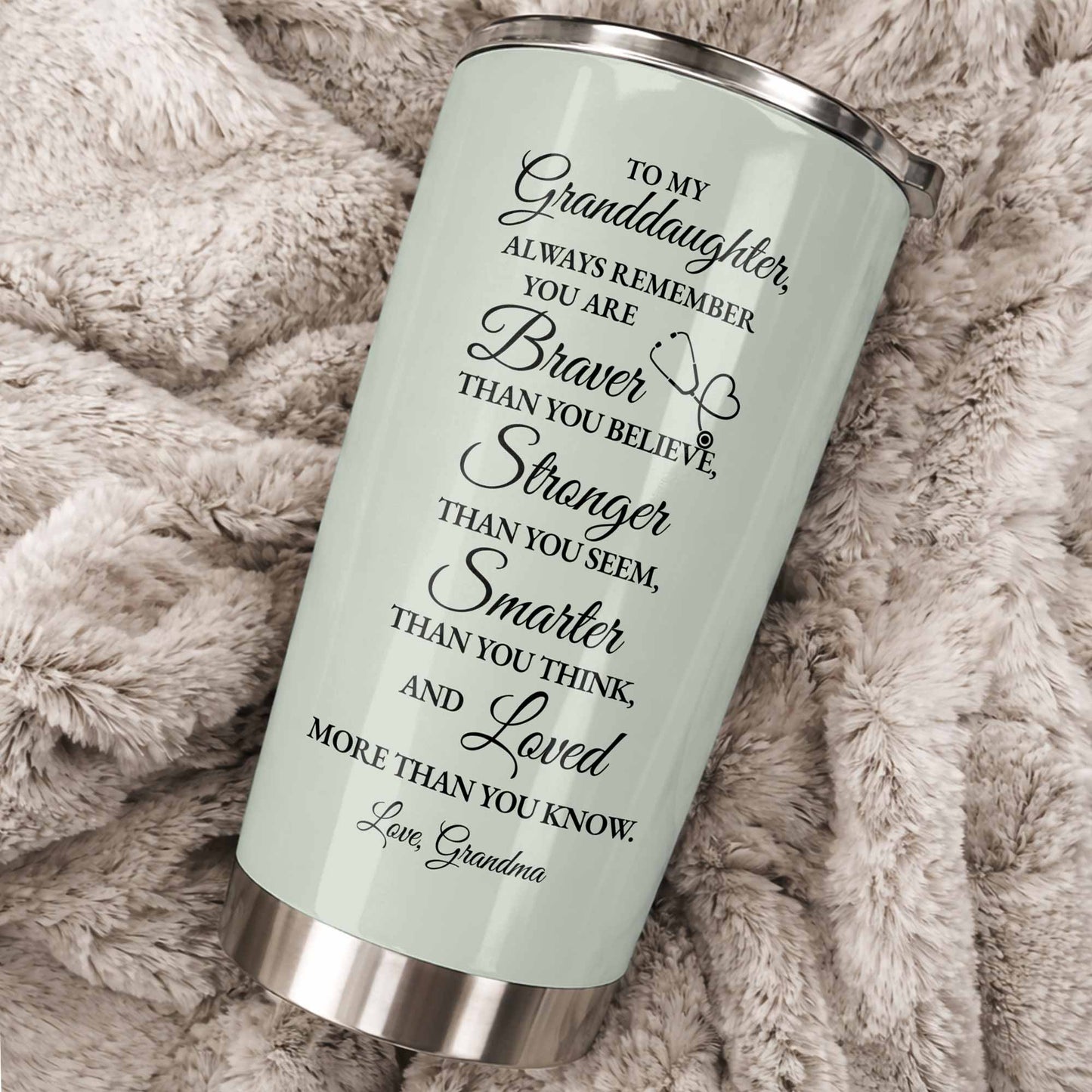 Para un doctor brillante, su cuidado y compasión, herramientas y uniformes médicos - Vaso de acero inoxidable personalizado de 20 oz y 30 oz - DOC036_TB