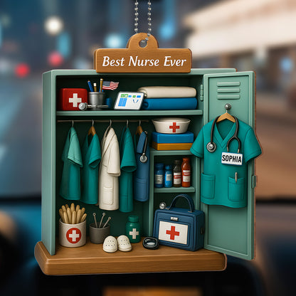 Best Nurse Ever, Nurse Uniform And Medical Equipment