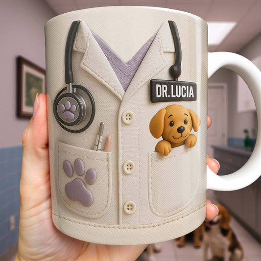 The Perfect Gift For Pet Lovers Featuring Lab Coat And Dog