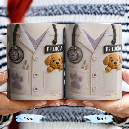 The Perfect Gift For Pet Lovers Featuring Lab Coat And Dog