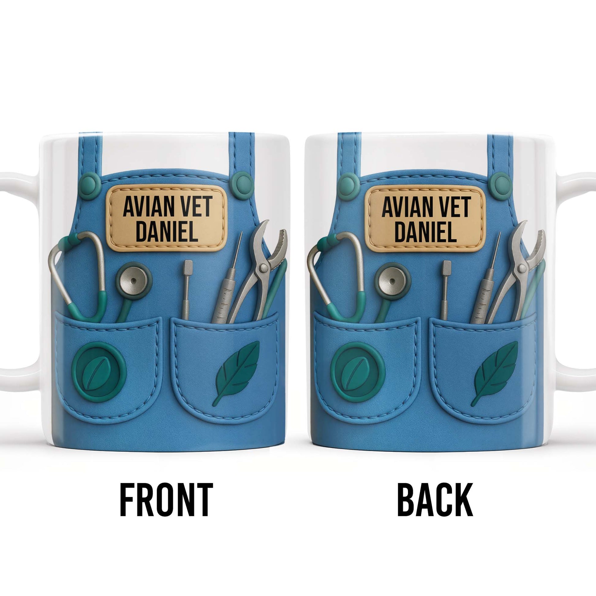 Avian Vet Customizable Mug With Medical Instruments