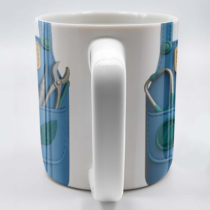 Avian Vet Customizable Mug With Medical Instruments