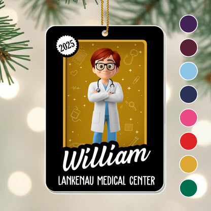Celebrate Your Achievements, Custom Medical Professional Ornament
