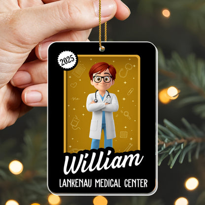 Celebrate Your Achievements, Custom Medical Professional Ornament