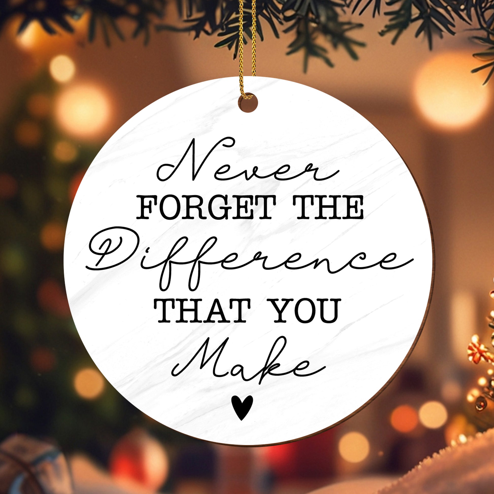 Never Forget The Difference That You Make
