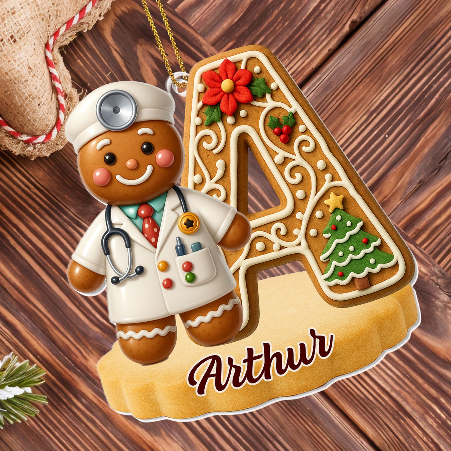Celebrate The Festive Season With A Gingerbread Doctor Ornament