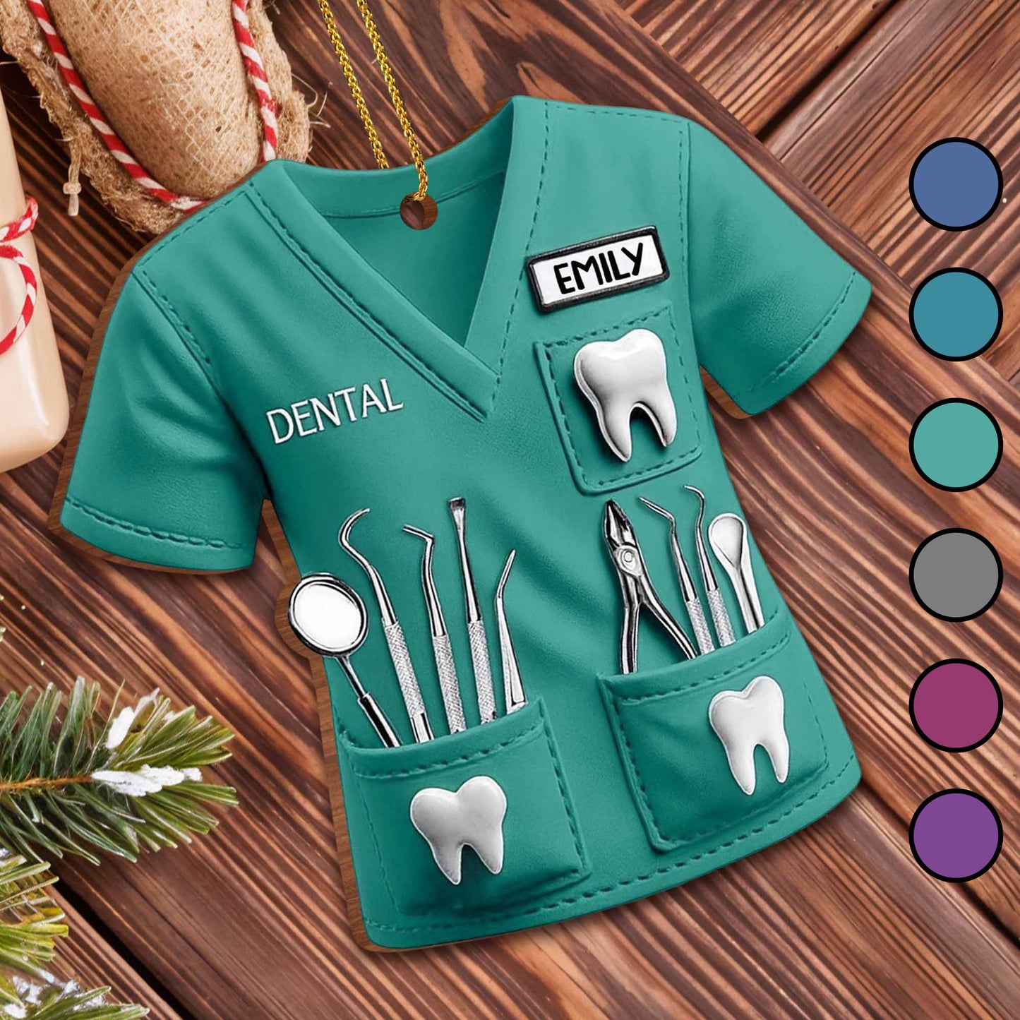 Customize With A Name And Dentistry Tools