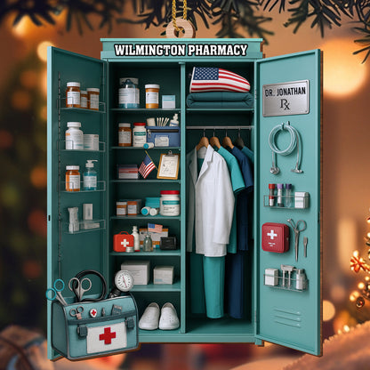Wilmington Pharmacy Medical Cabinet With Doctor's Essentials