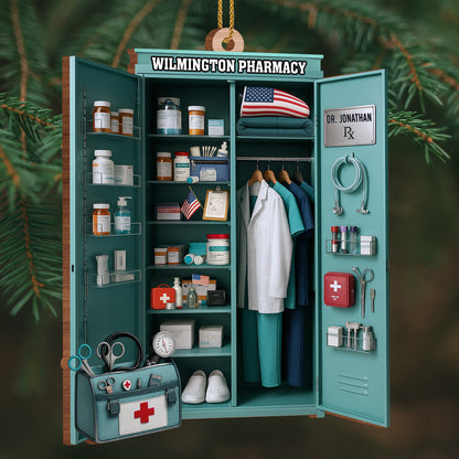 Wilmington Pharmacy Medical Cabinet With Doctor's Essentials
