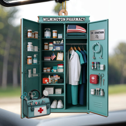 Wilmington Pharmacy Medical Cabinet With Doctor's Essentials
