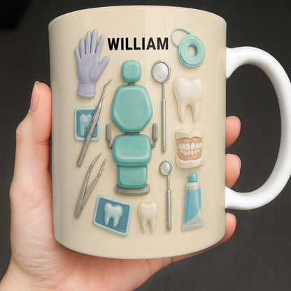 Customizable Name Dental Essentials Mug