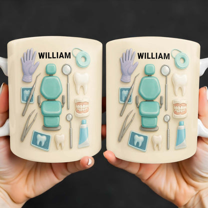 Customizable Name Dental Essentials Mug