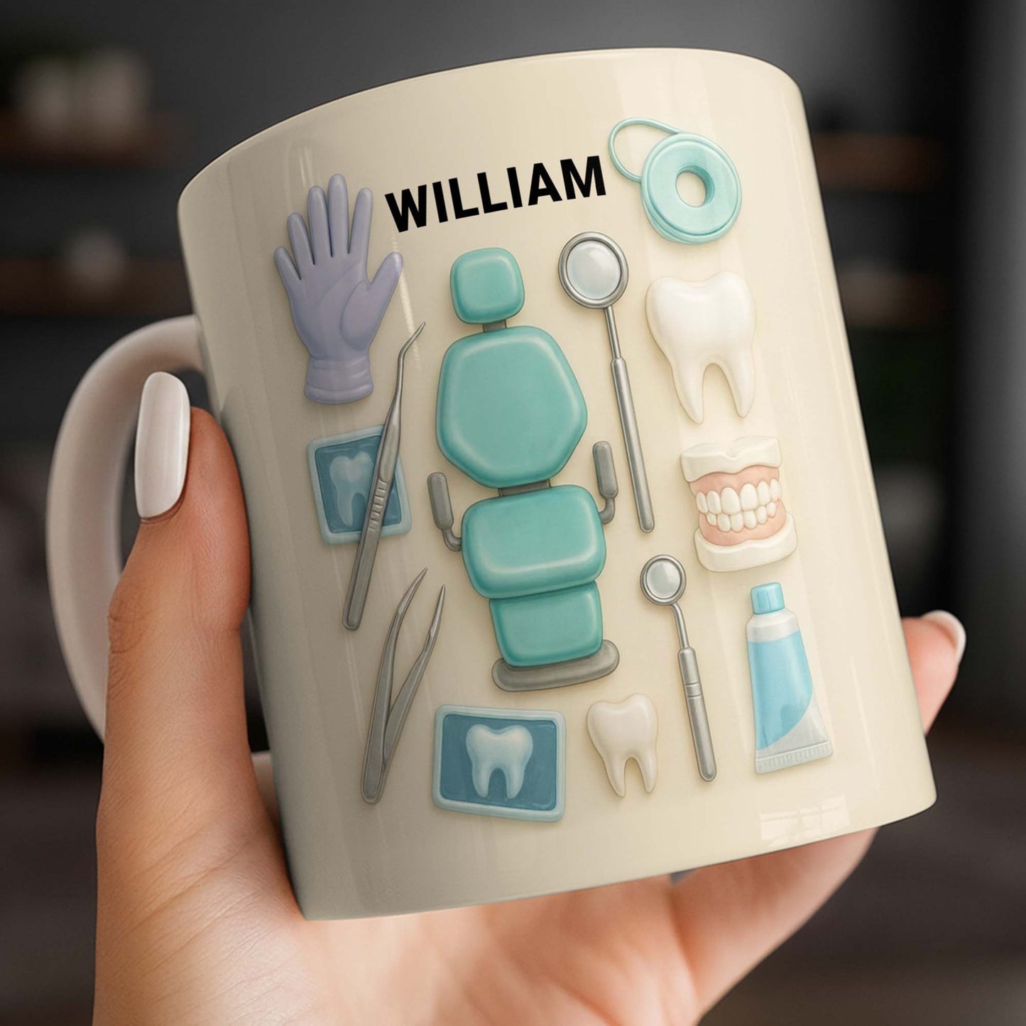 Customizable Name Dental Essentials Mug