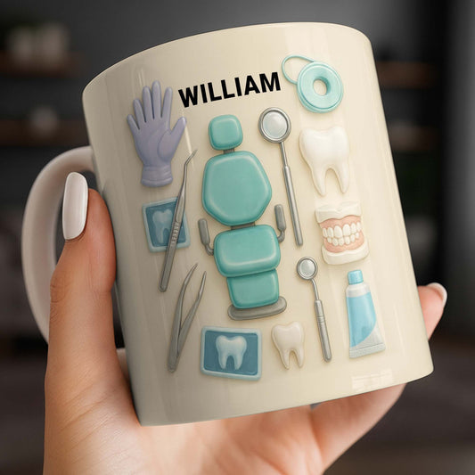 Customizable Name Dental Essentials Mug