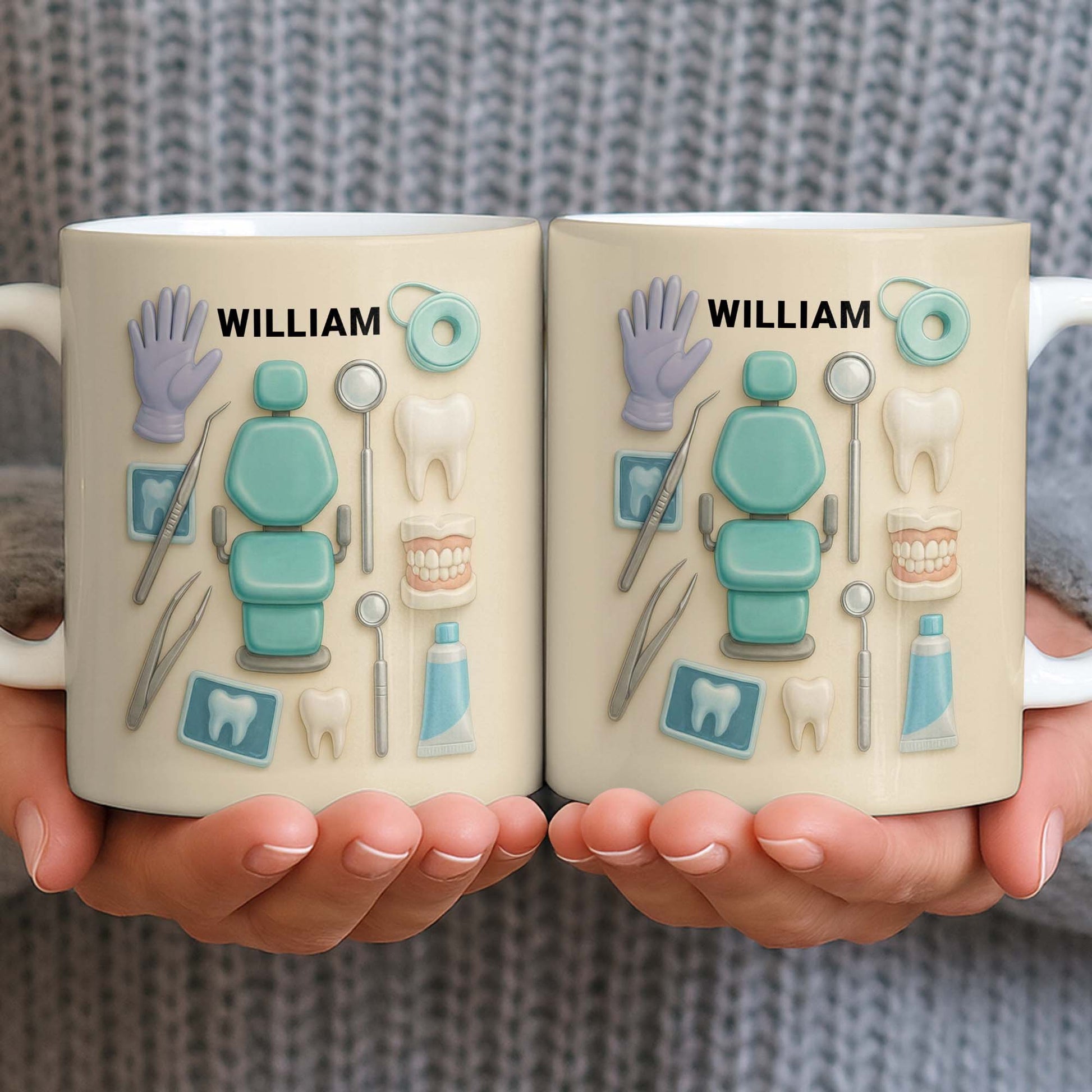 Customizable Name Dental Essentials Mug