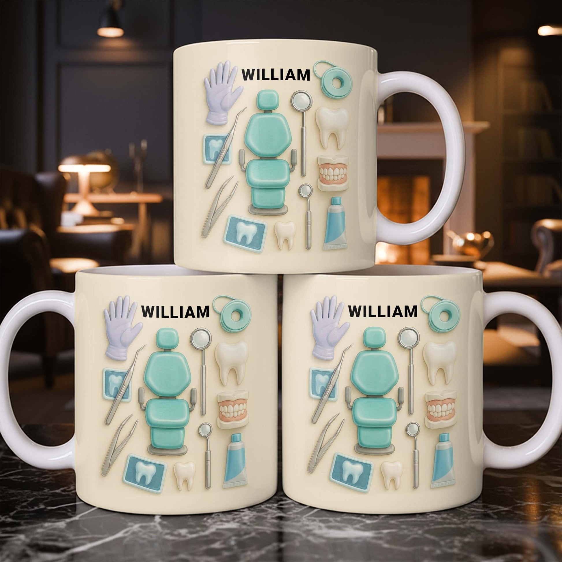 Customizable Name Dental Essentials Mug