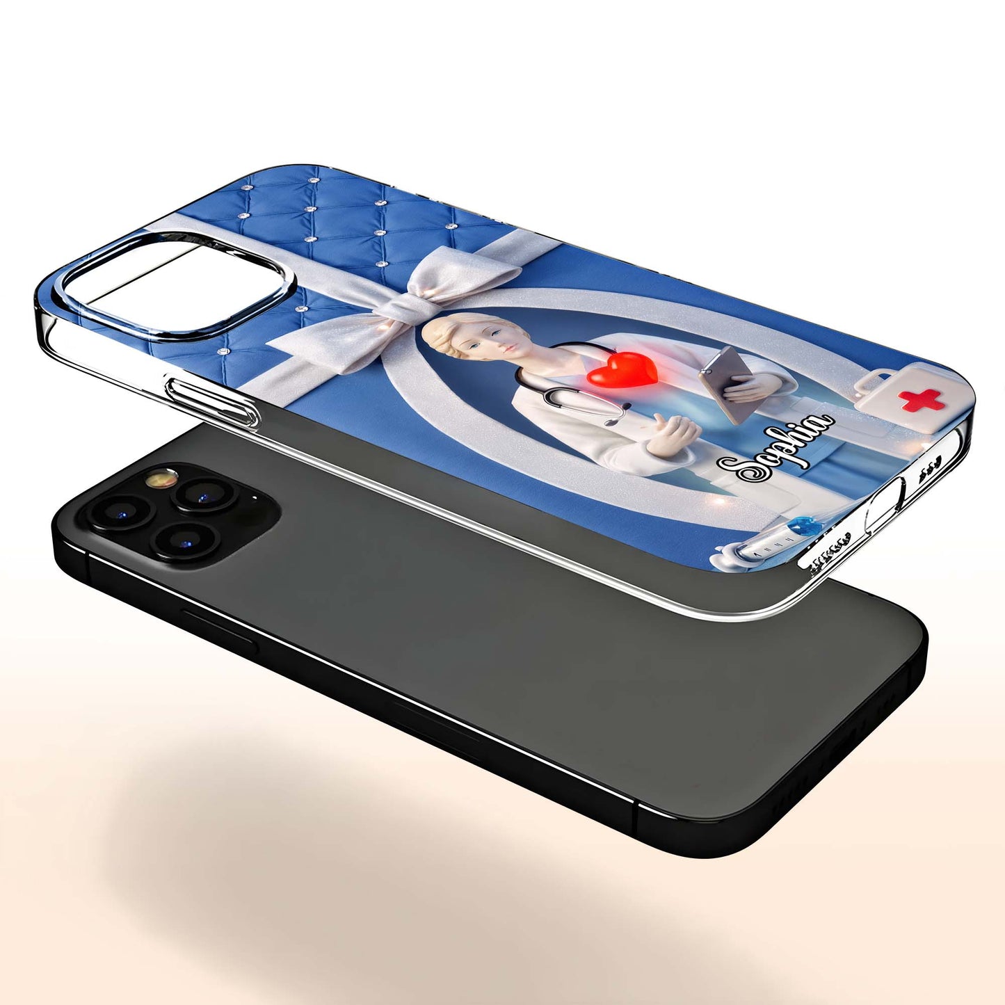 Healthcare Professional With Heart And Medical Tools