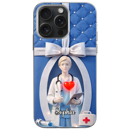 Healthcare Professional With Heart And Medical Tools