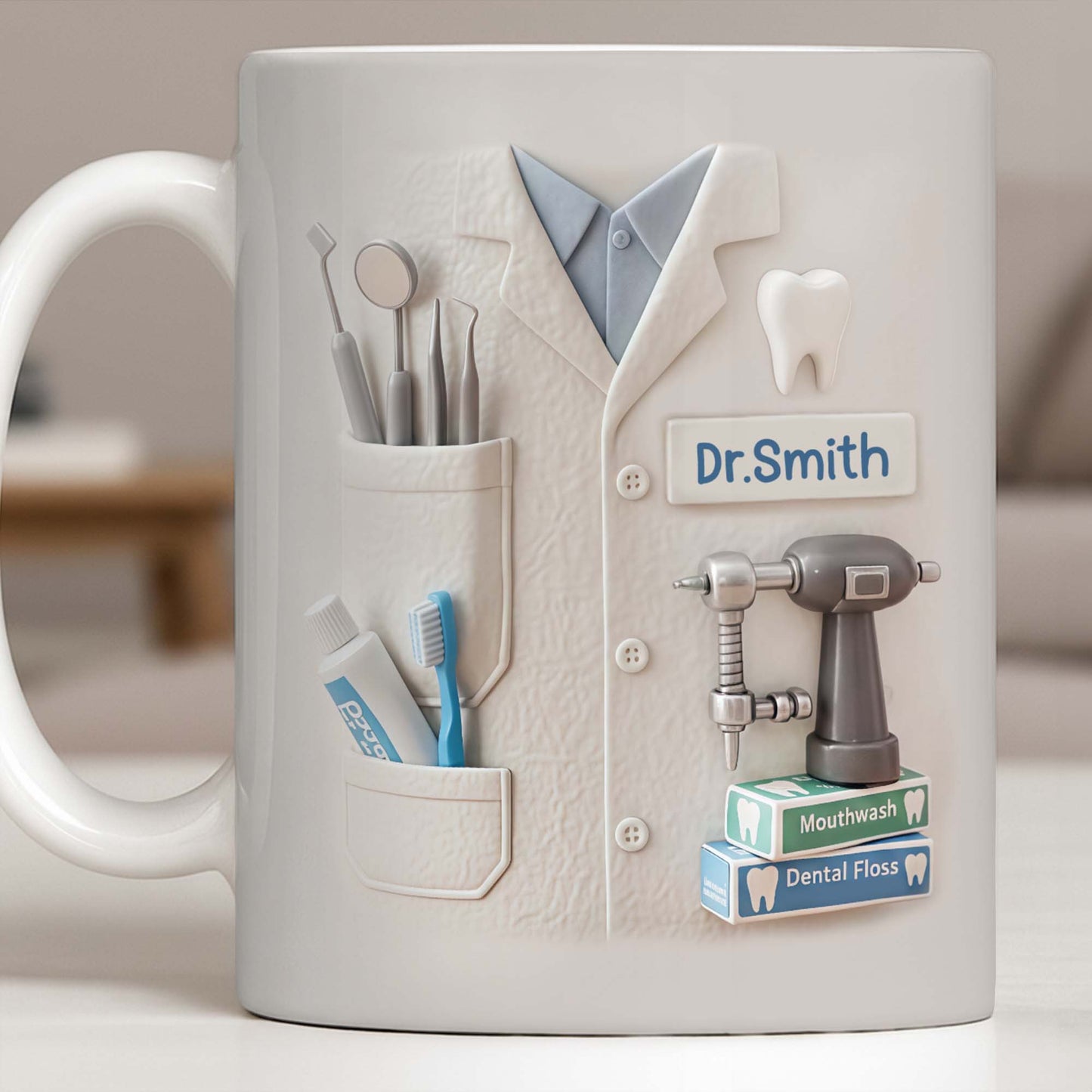 Celebrate A Beautiful Smile Every Day With Our Custom Dentist Mug