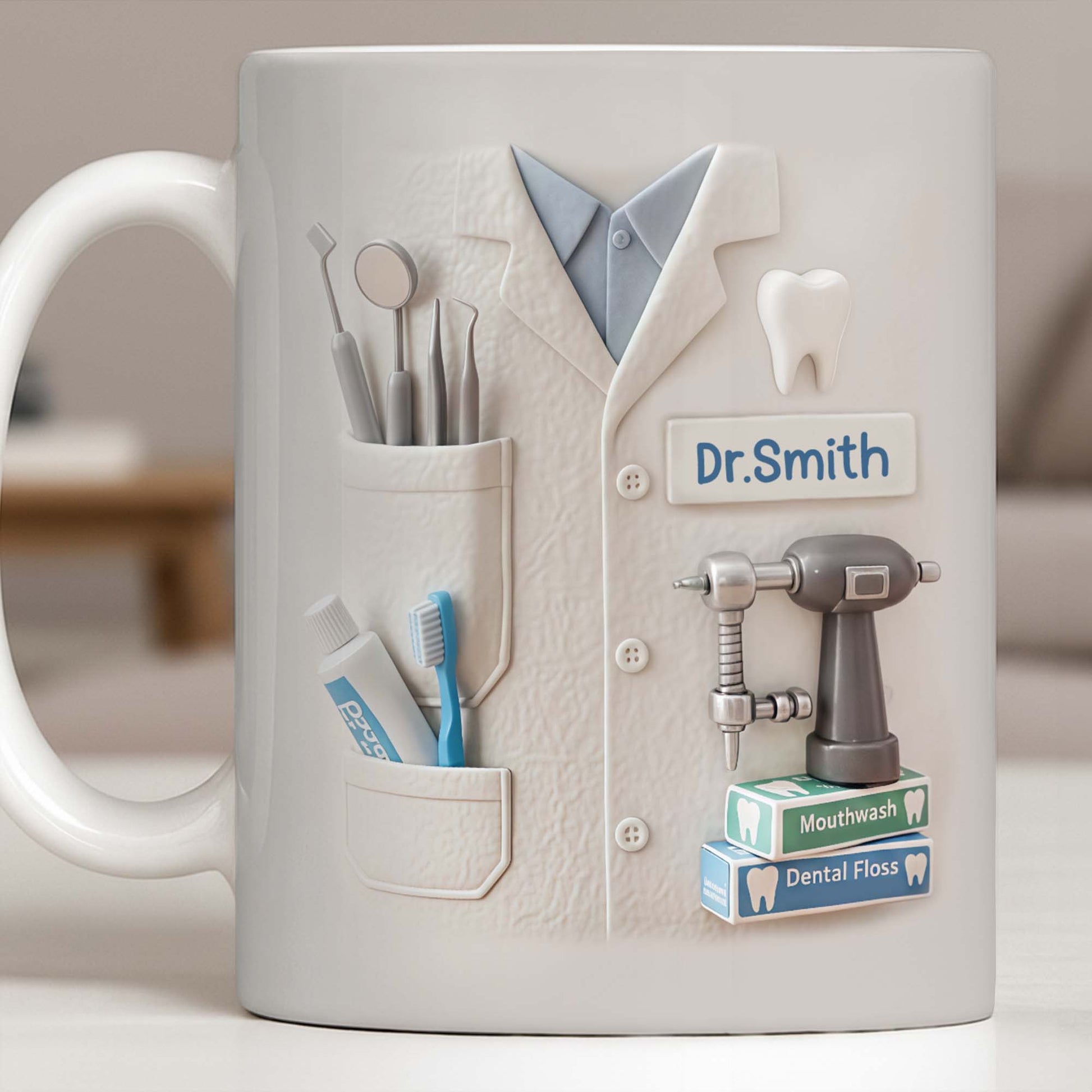 Celebrate A Beautiful Smile Every Day With Our Custom Dentist Mug