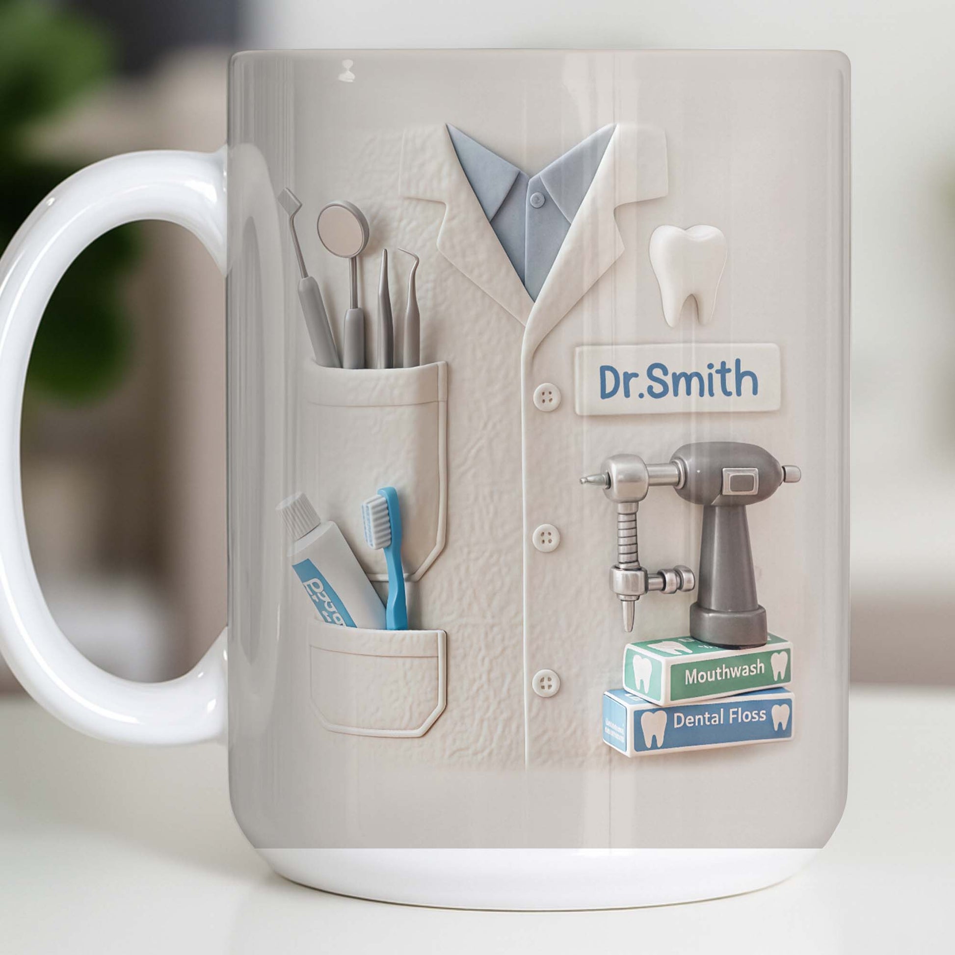 Celebrate A Beautiful Smile Every Day With Our Custom Dentist Mug