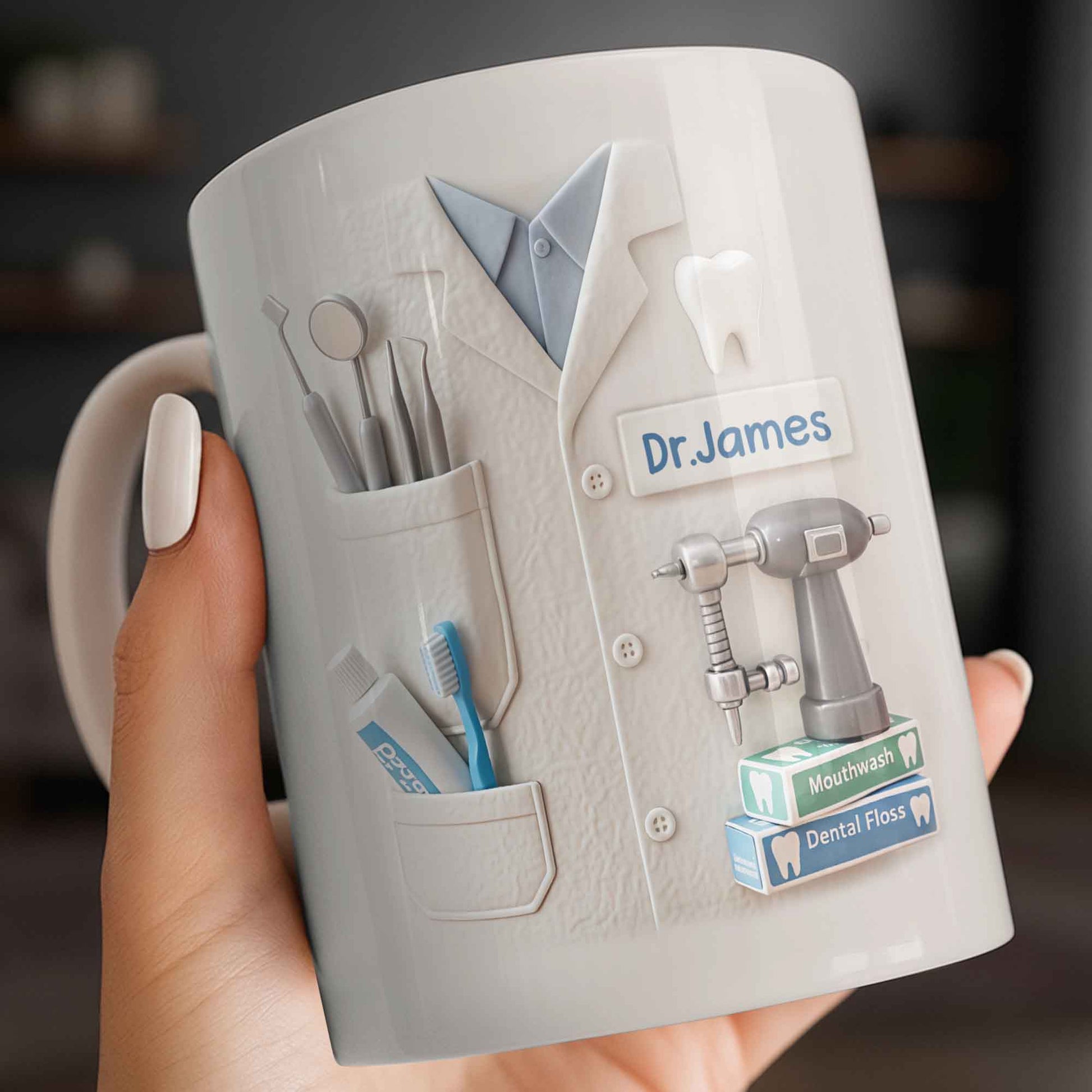 Celebrate A Beautiful Smile Every Day With Our Custom Dentist Mug