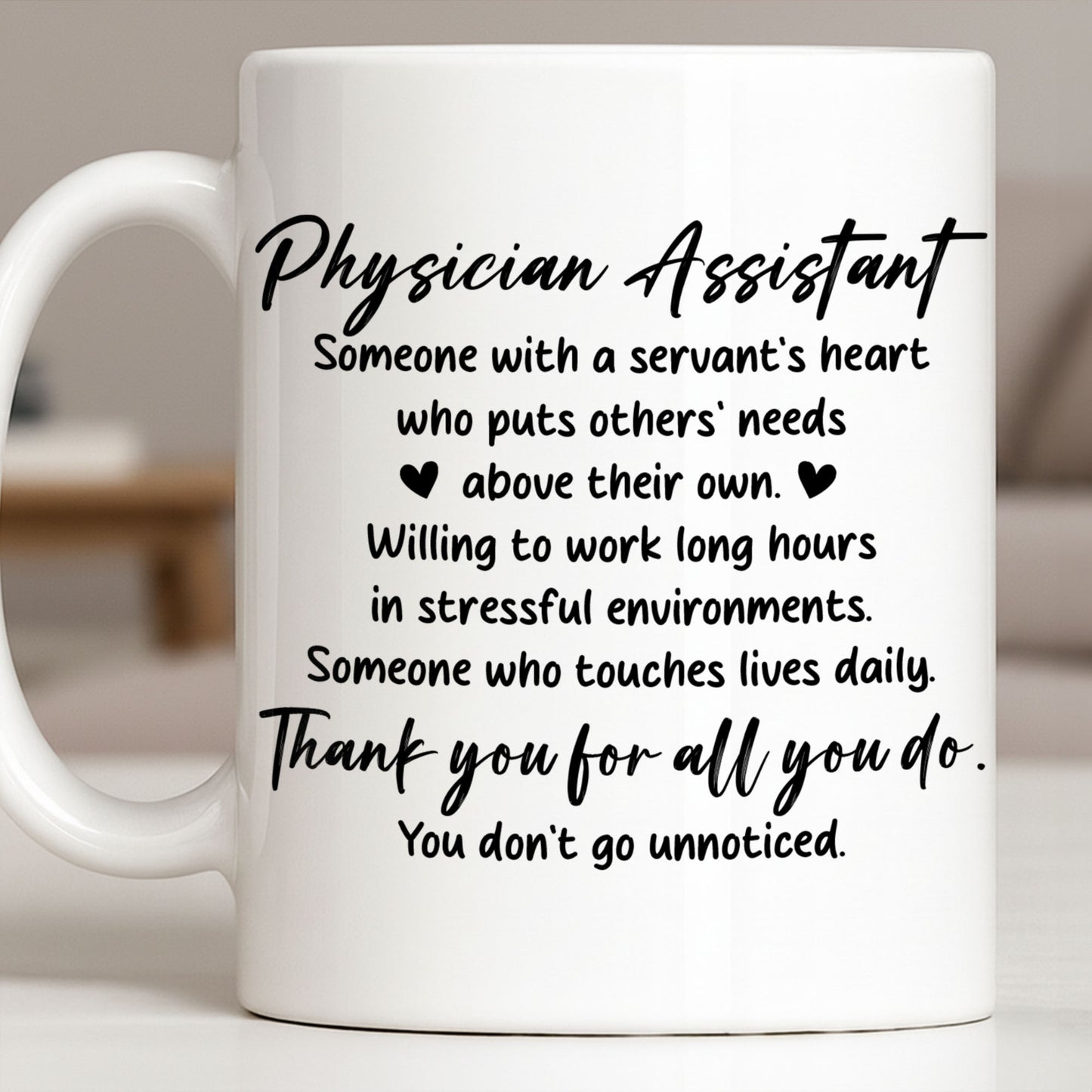 Physician Assistant Thank You For All You Do