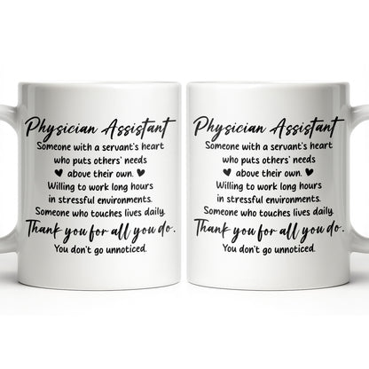 Physician Assistant Thank You For All You Do