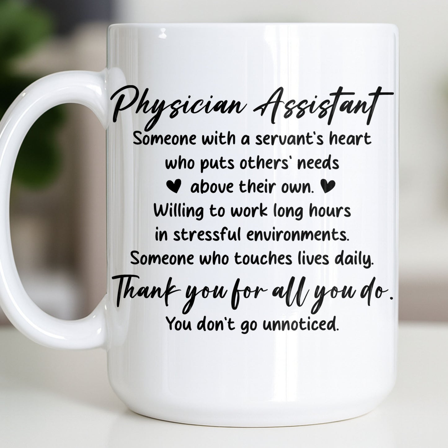 Physician Assistant Thank You For All You Do