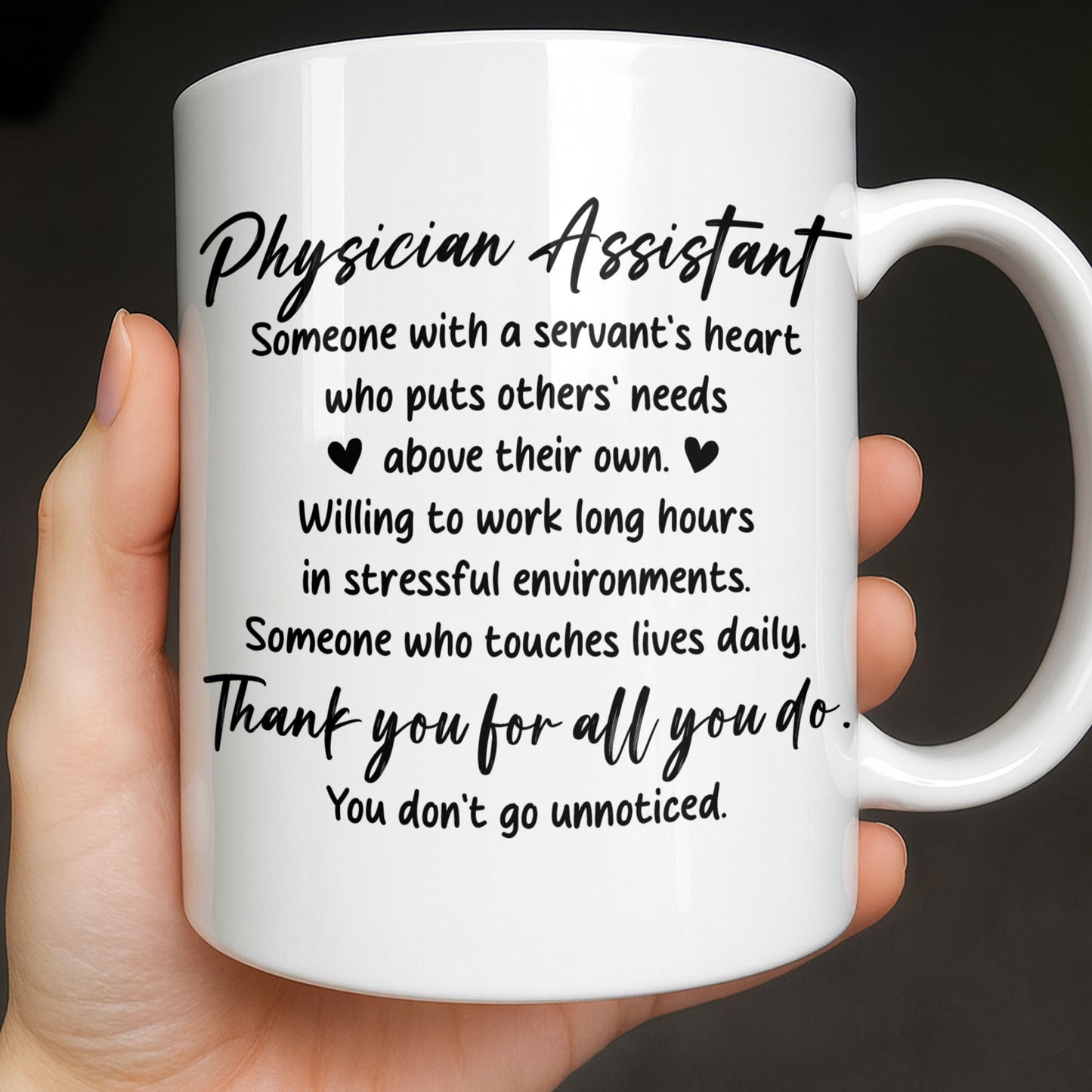 Physician Assistant Thank You For All You Do