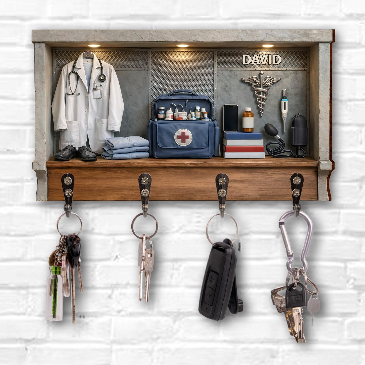 Saving Lives And Providing Care With Medical Coat And Caduceus