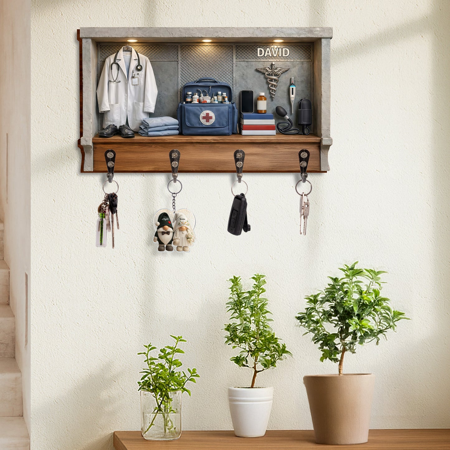 Saving Lives And Providing Care With Medical Coat And Caduceus