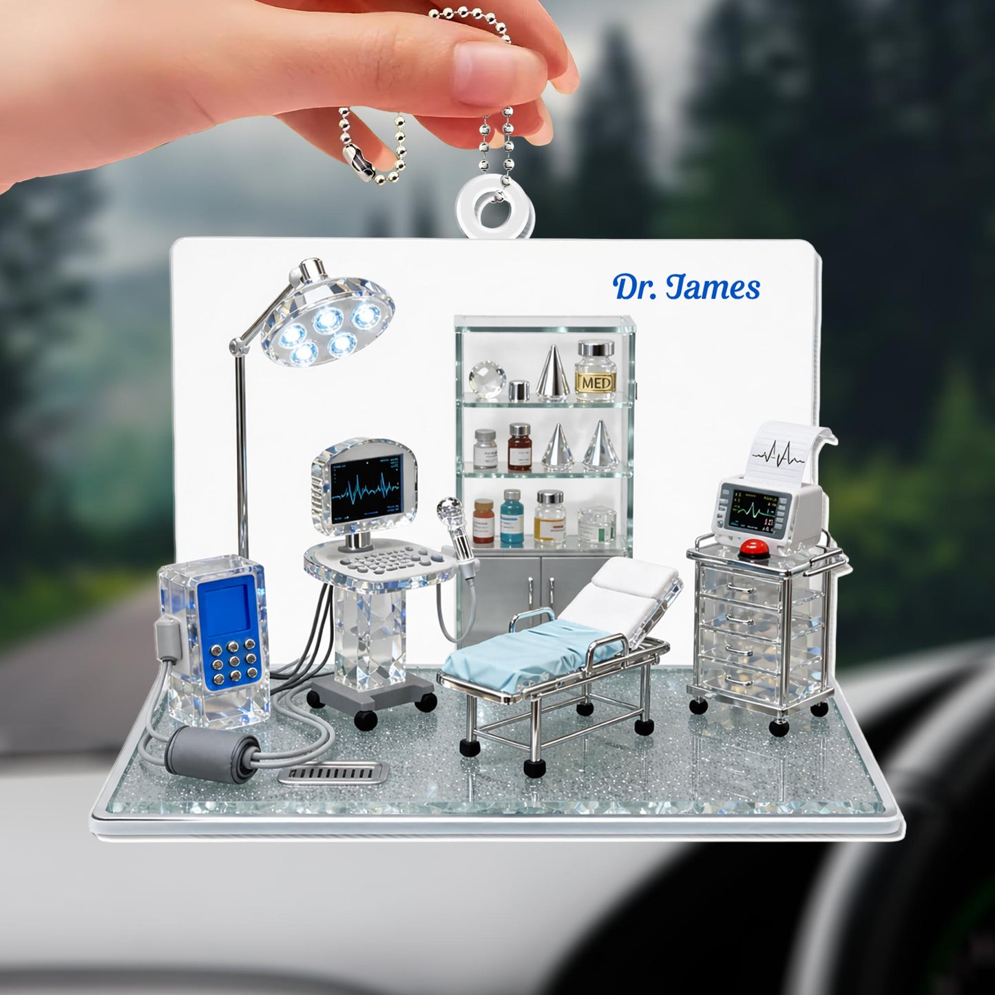 Dr. James Medical Equipment Ornament