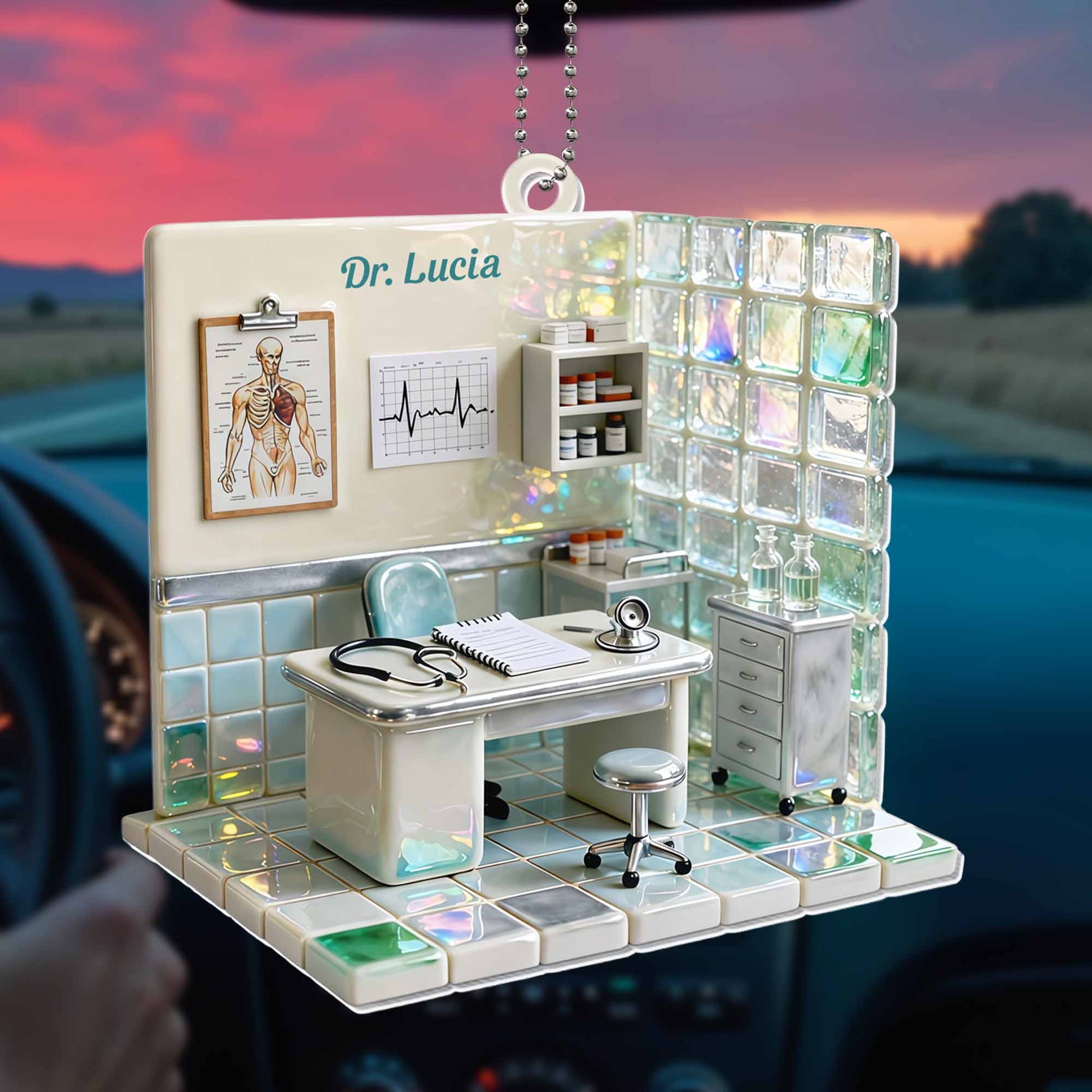 Dr. Lucia, Doctor's Office Ornament