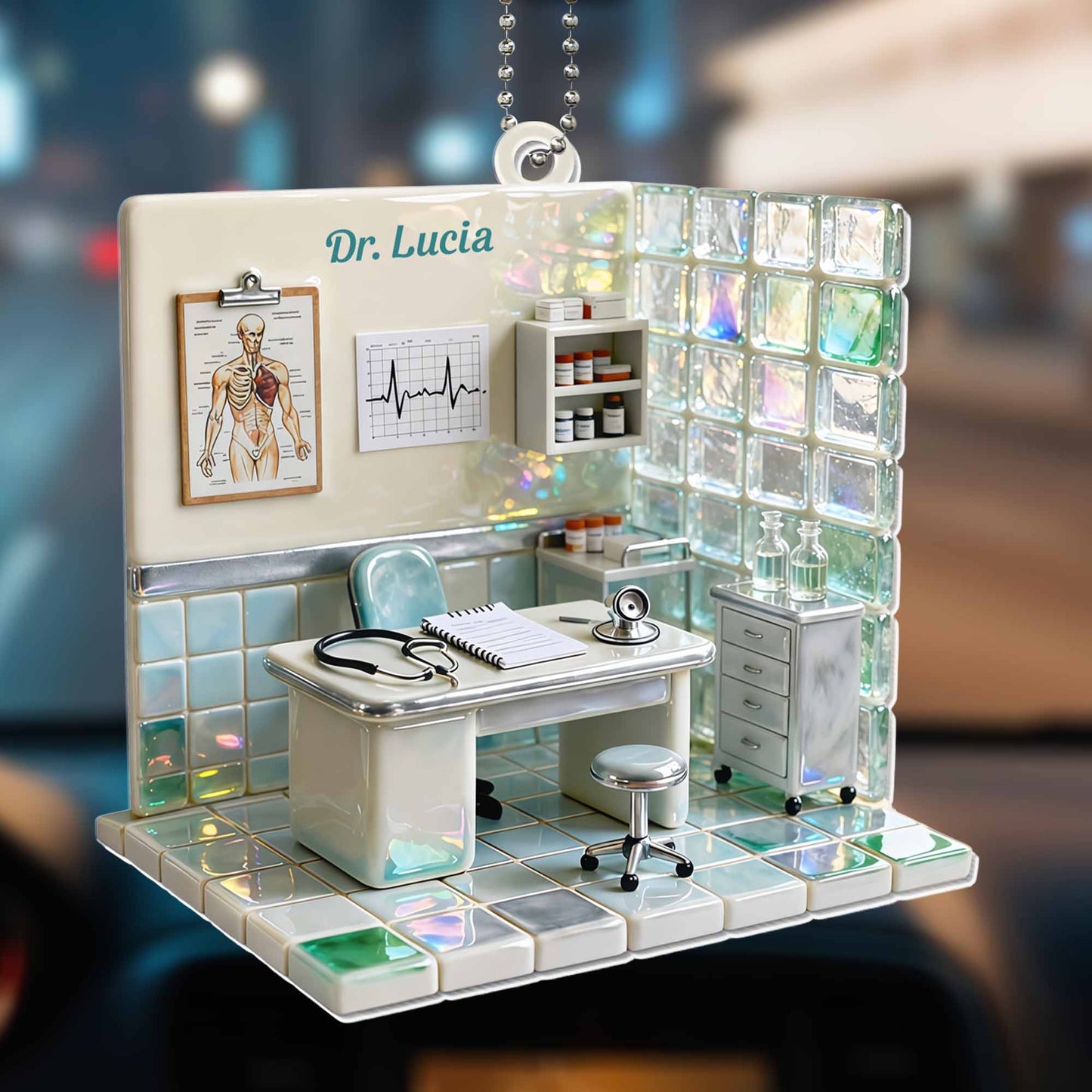 Dr. Lucia, Doctor's Office Ornament