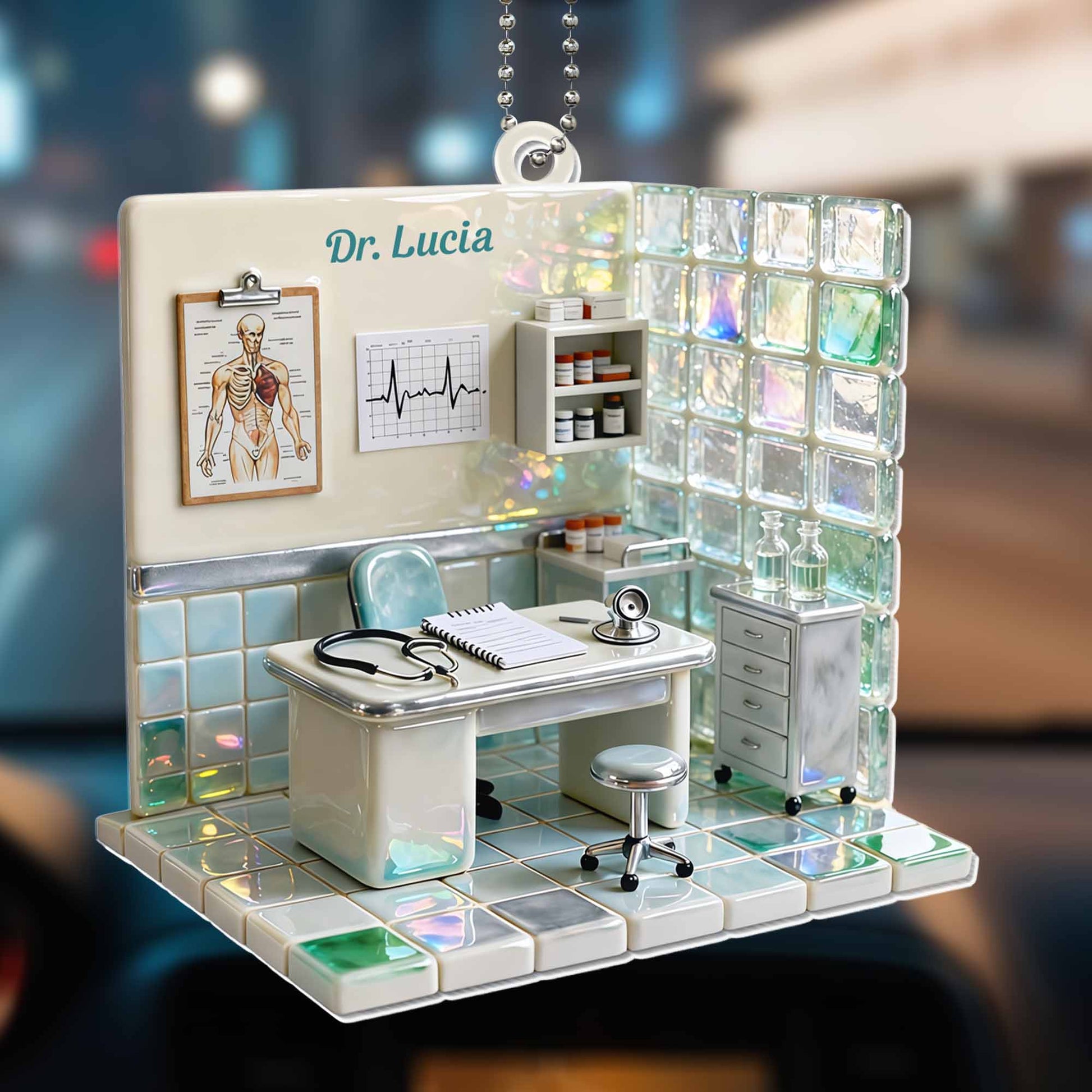 Dr. Lucia, Doctor's Office Ornament
